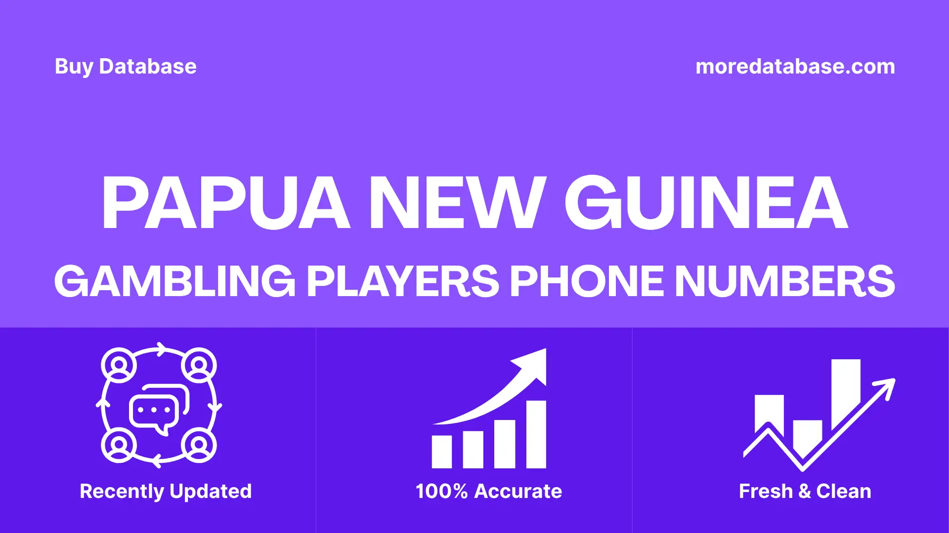 Papua New Guinea Gambling Players Phone Numbers 1 Million Data